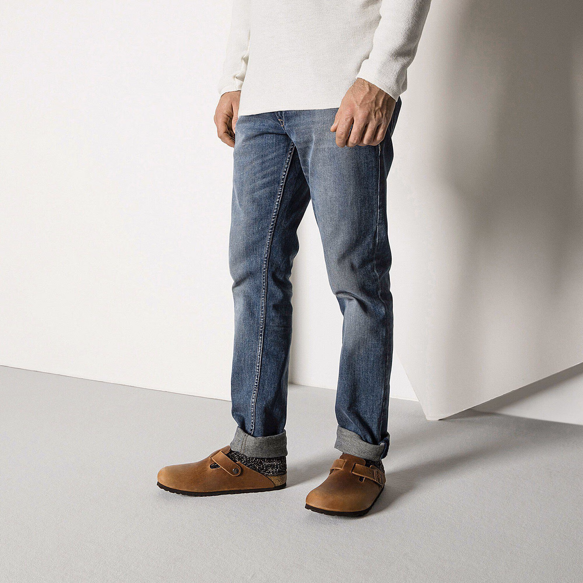 Cotton Slub Herren Baumwolle/Polyamid/Elasthan - Black/Gray