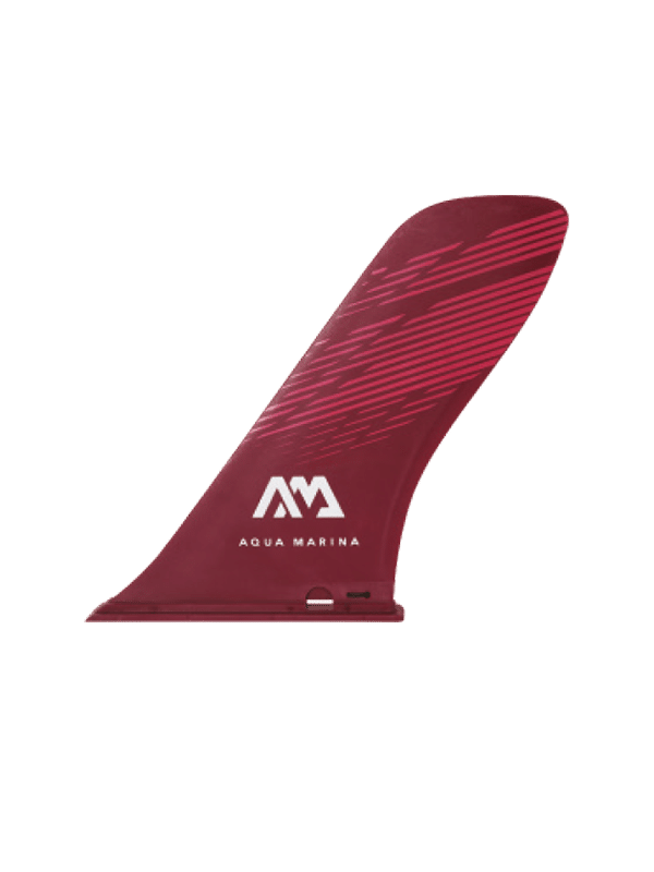 Slide-in Racing fin with AM logo in CORAL color theme