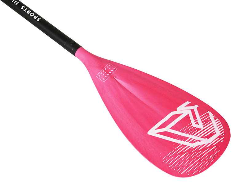 SPORTS III CORAL Adjustable Aluminum iSUP Paddle