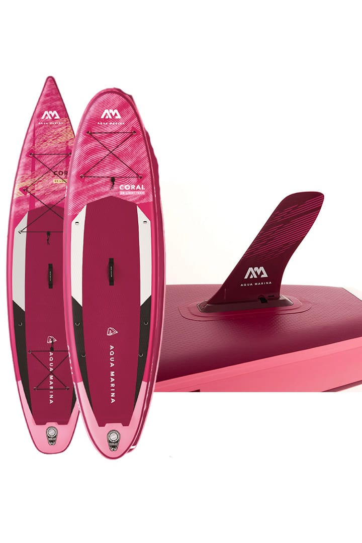 Slide-in Racing fin with AM logo in CORAL color theme