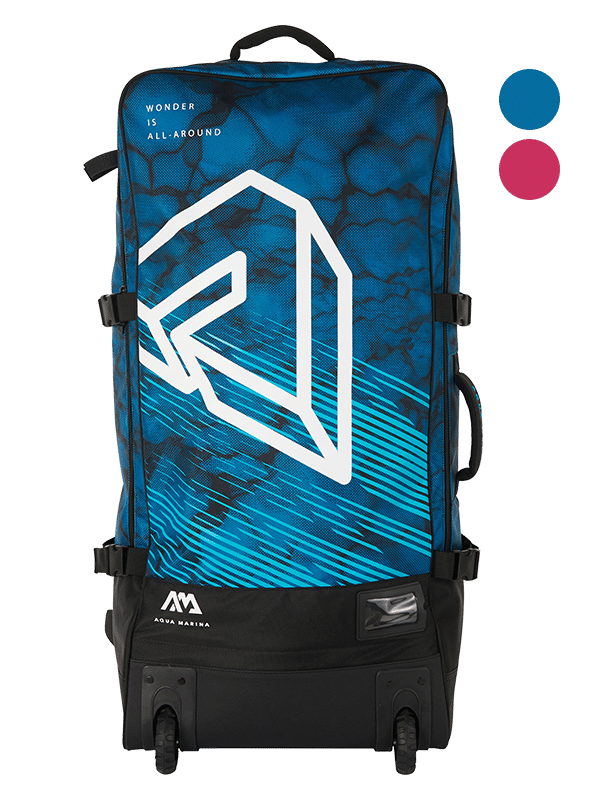 Premium Luggage Bag – BLUEBERRY/RASBERRY with rolling wheel 90L