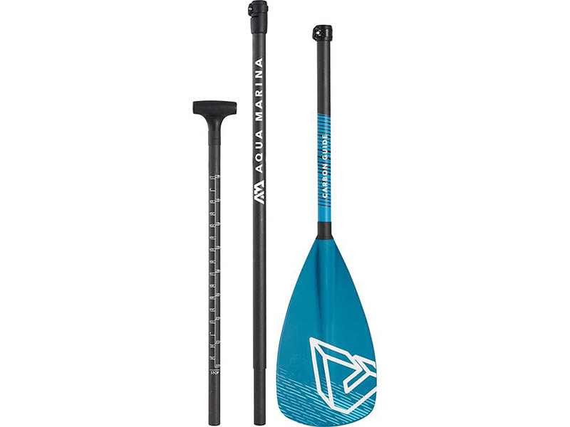 CARBON GUIDE Adjustable Carbon/Fiberglass iSUP Paddle (3 sections)