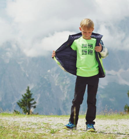 ALPINE PRO - DOUWO DĚTSKÁ OBOUSTRANNÁ BUNDA HI-THERM