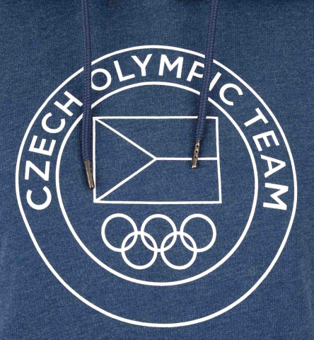 Olympijská kolekce Česká republika - JOHNSONA Dámská bavlněná mikina z olympijské kolekce