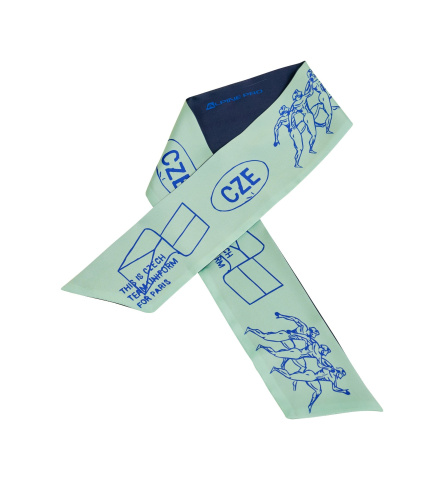 Olympijská kolekce Česká republika - JAN SCARF Šátek OH Paříž 2024 - Jan Černý