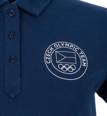Olympijská kolekce Česká republika - HOLMANNA Dámské bavlněné polo triko z olympijské kolekce
