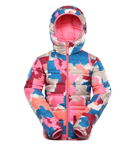 ALPINE PRO - DOUWO DĚTSKÁ OBOUSTRANNÁ BUNDA HI-THERM