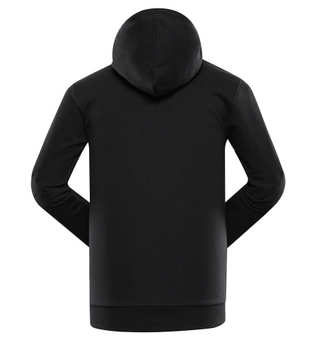 ALPINE PRO - LOKK PÁNSKÁ BAVLNĚNÁ MIKINA S KAPUCÍ