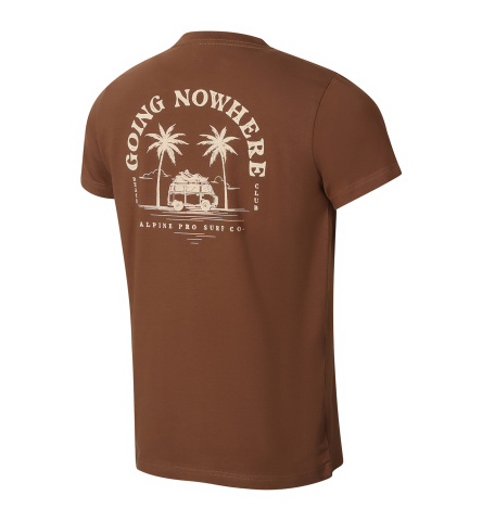 ALPINE PRO - SUMEK PÁNSKÉ BAVLNĚNÉ TRIKO