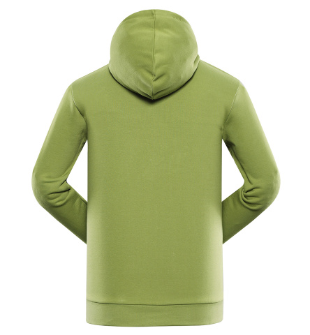 ALPINE PRO - LOKK PÁNSKÁ BAVLNĚNÁ MIKINA S KAPUCÍ