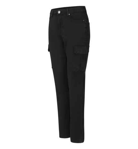 ALPINE PRO - KALLA DÁMSKÉ BAVLNĚNÉ KALHOTY S KAPSAMI