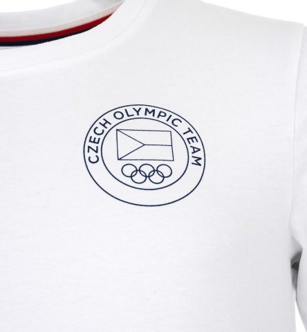 Olympijská kolekce Česká republika - MORELON Pánské bavlněné triko z olympijské kolekce