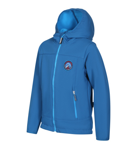ALPINE PRO - OMANO DĚTSKÁ SOFTSHELLOVÁ BUNDA S MEMBRÁNOU
