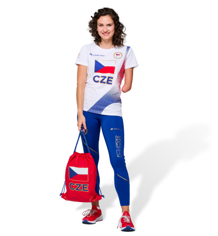 Olympijská kolekce Česká republika - VISIONA Dámské legíny z olympijské kolekce Paříž 2024
