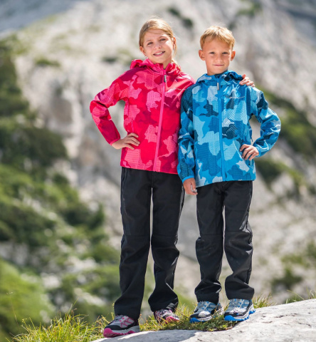 ALPINE PRO - EZORO DĚTSKÁ SOFTSHELLOVÁ BUNDA S MEMBRÁNOU