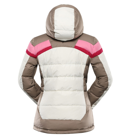 ALPINE PRO - FERERA DÁMSKÁ PÉŘOVÁ LYŽAŘSKÁ BUNDA S MEMBRÁNOU PTX