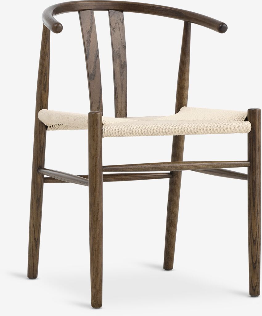 GUDERUP Matstol GUDERUP mörk ek/natur