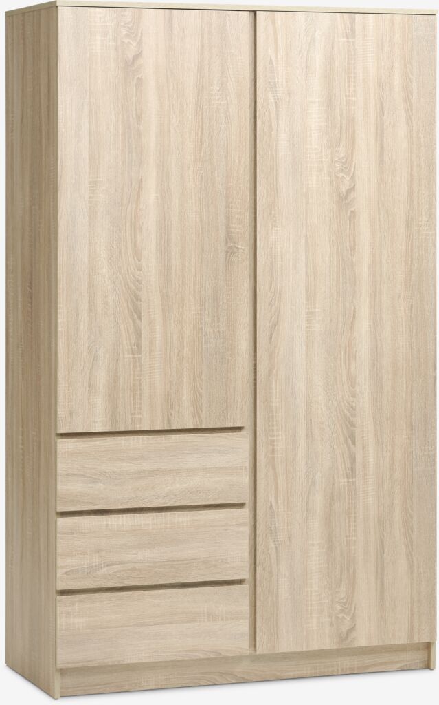 LIMFJORDEN Garderob LIMFJORDEN 120x200 ljus ekfägad