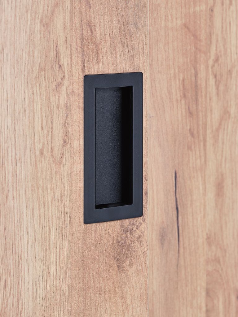 ODDER Garderob ODDER 179x201 3 skjutdörrar m/spegel ekfärgad