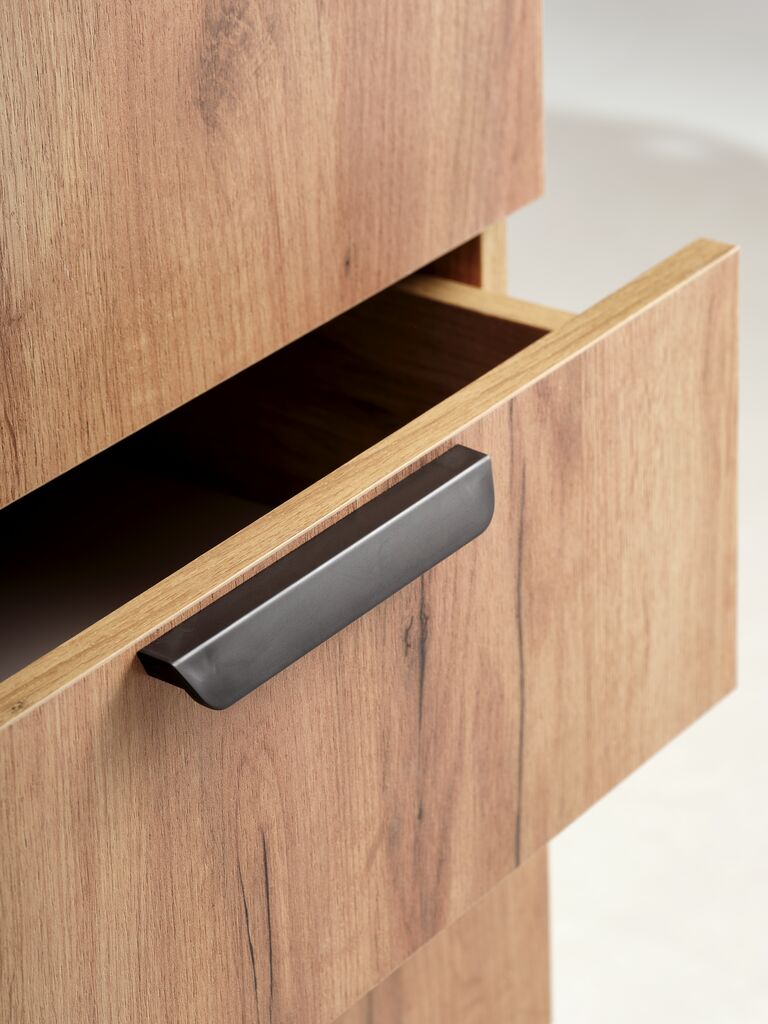 JENSLEV Garderob JENSLEV 96x176 2 dörrar 3 lådor natur vildekfärgad