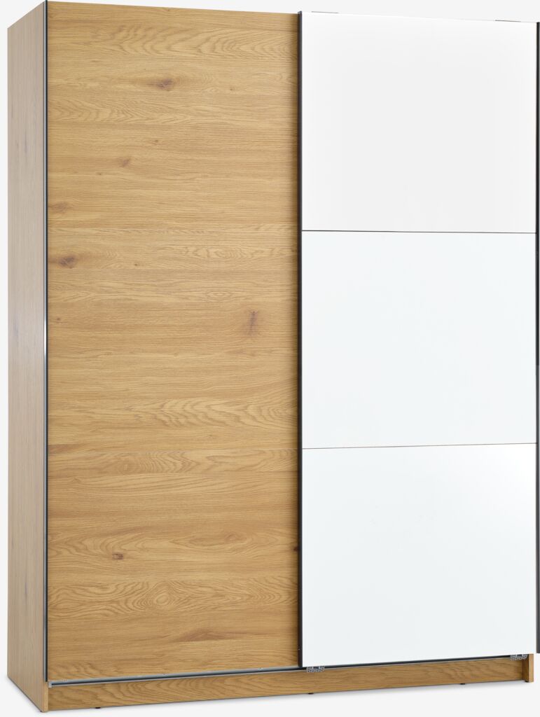 RABERG Garderob RABERG 150x200 m/spegel varm ekfärgad