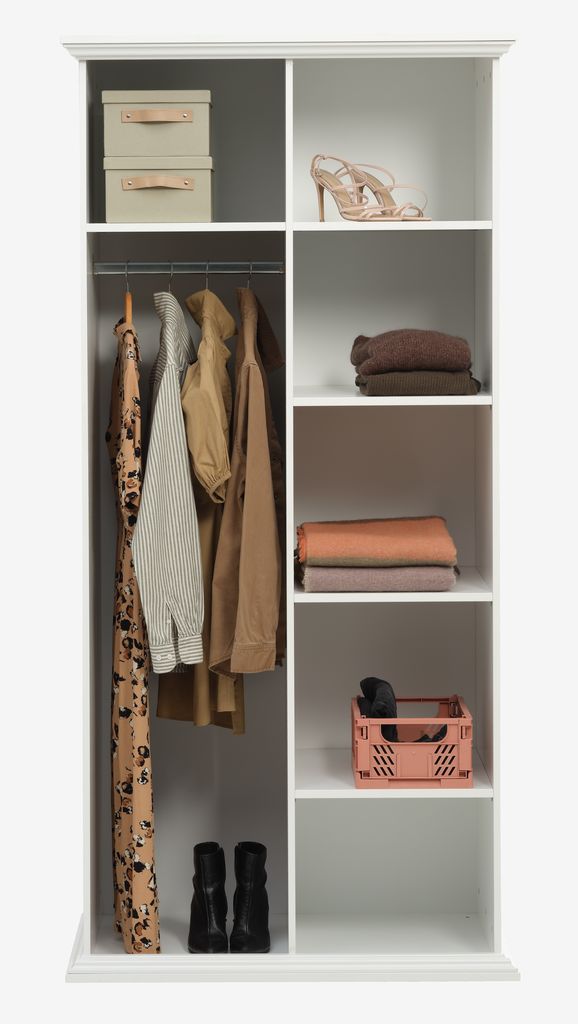 FREDENSBORG Garderob FREDENSBORG 96x200 vit