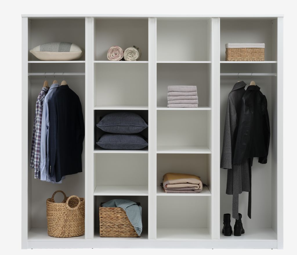 VEDDE Garderob VEDDE 220x197 m/spegel vit