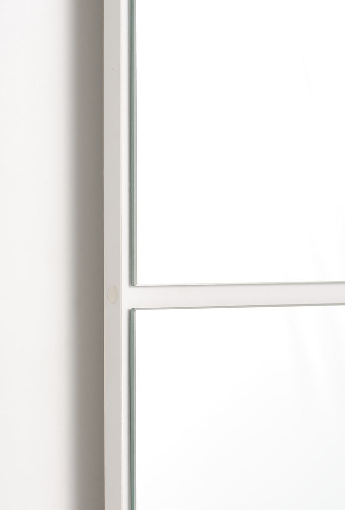 ODDER Garderob ODDER 179x201 3 skjutdörrar m/spegel vit