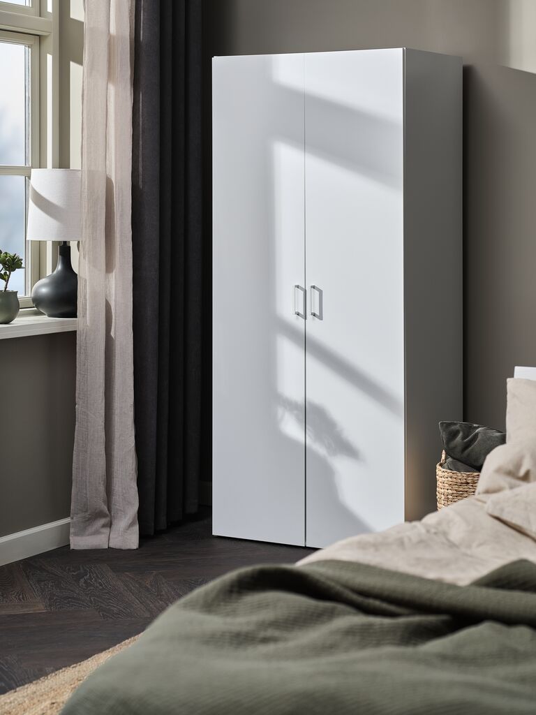 KORUP Garderob KORUP 78x176 2 dörrar vit