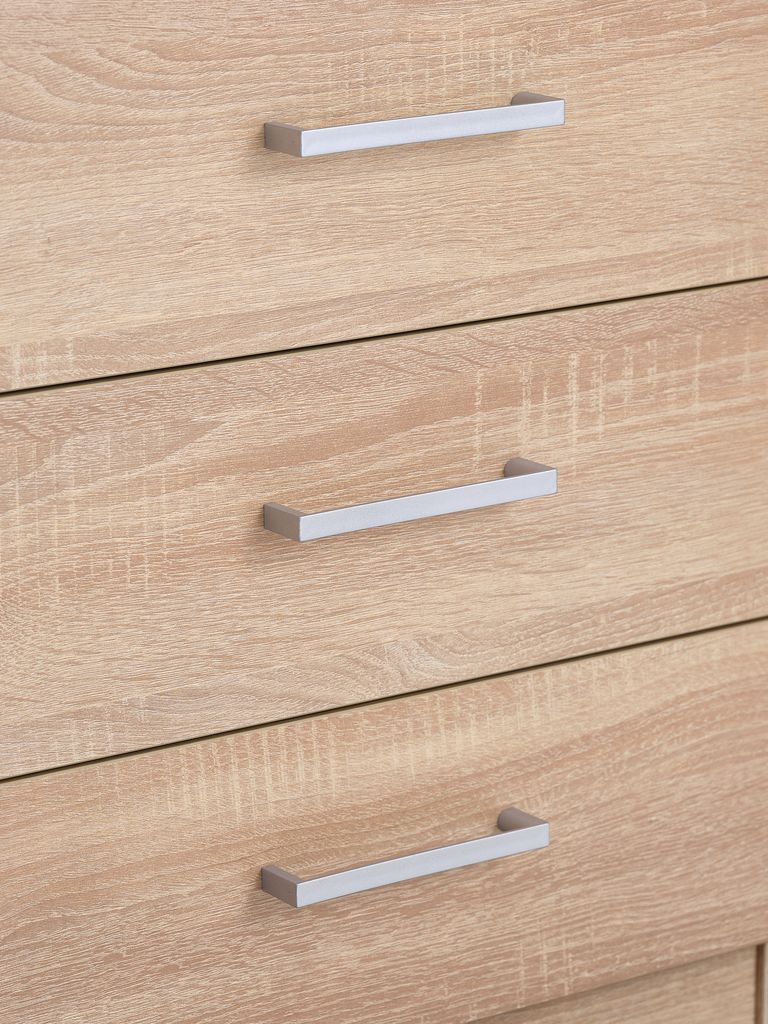 FANDRUP Garderob FANDRUP 97x176 2 dörrar 3 lådor ljus ekfärgad