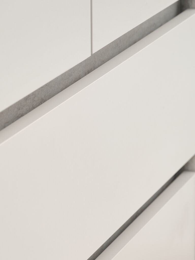 BILLUND Garderob BILLUND 80x193 2 dörrar 2 lådor travertin/beige