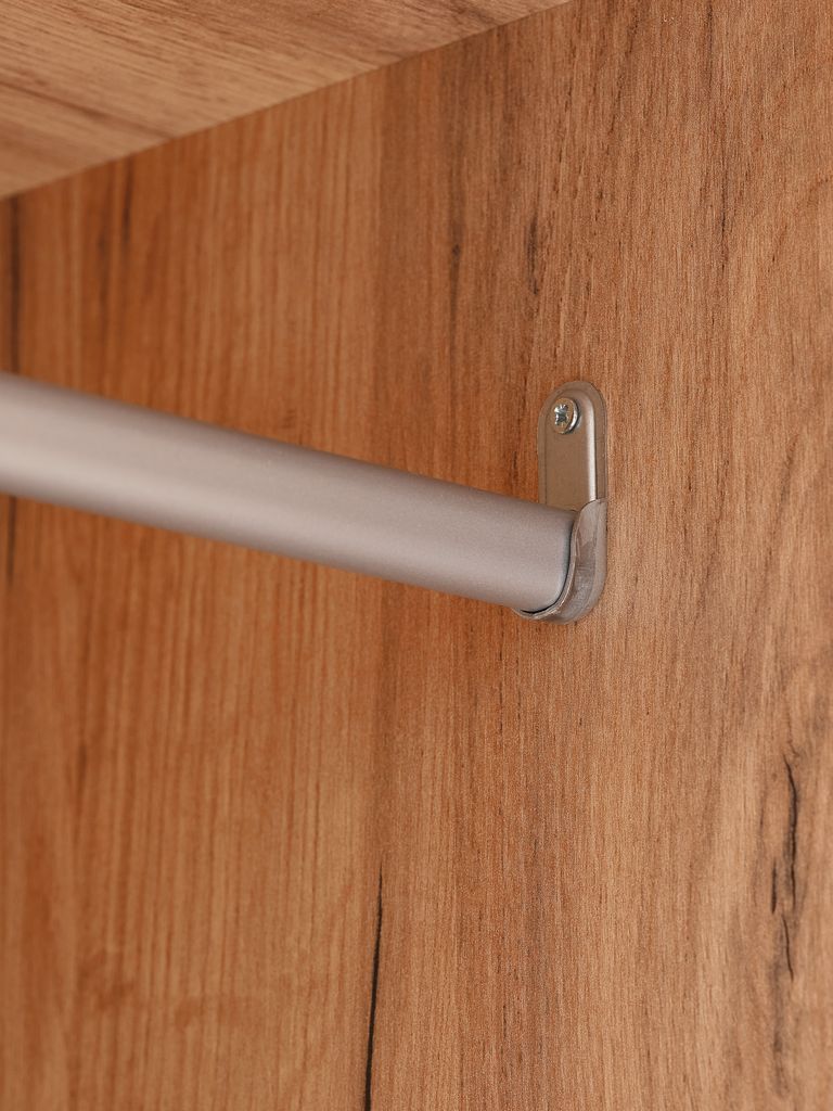 VIBY Garderob VIBY 101x200 2 dörrar natur ekfärgad