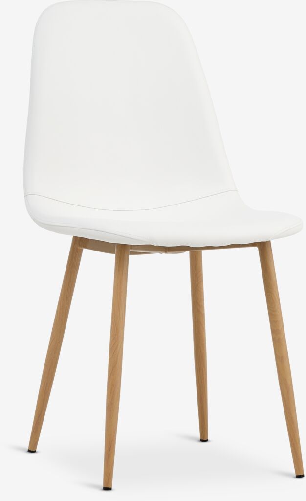 JONSTRUP Matstol JONSTRUP vit/natur ekfärgad