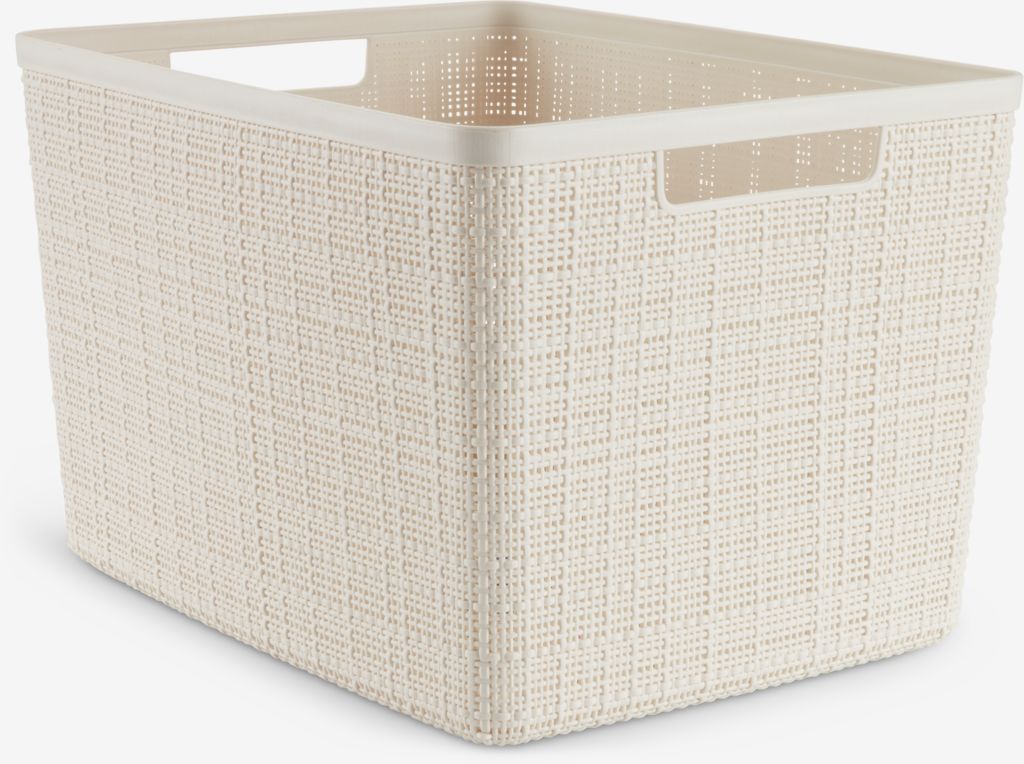 JUTE Korg JUTE 20L plast offwhite