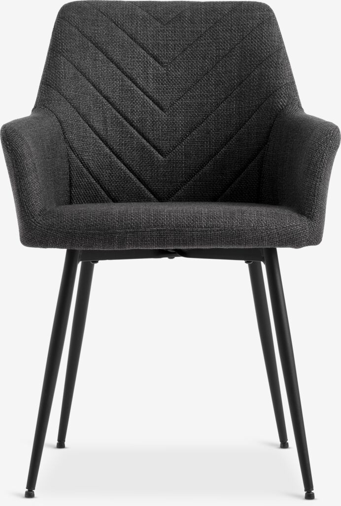 PURHUS Matstol PURHUS grå/svart