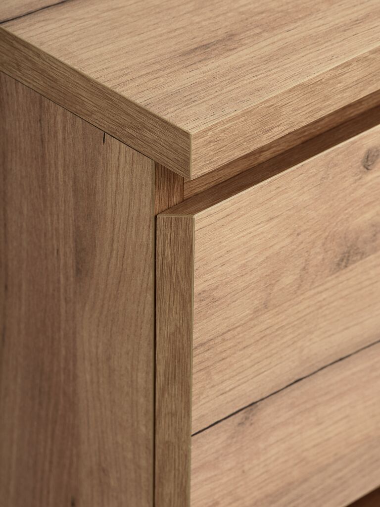 LIMFJORDEN Byrå LIMFJORDEN 3+3 lådor natur vildekfärgad
