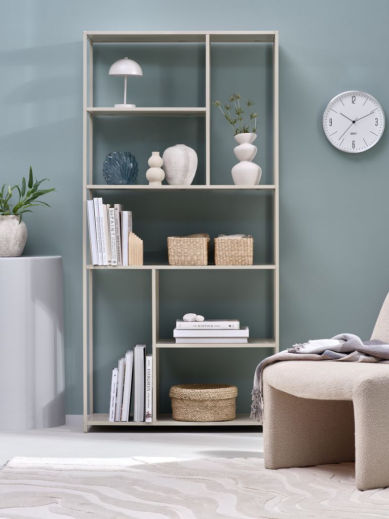 RUDERSDAL Hyllenhet RUDERSDAL 7 hyllor beige