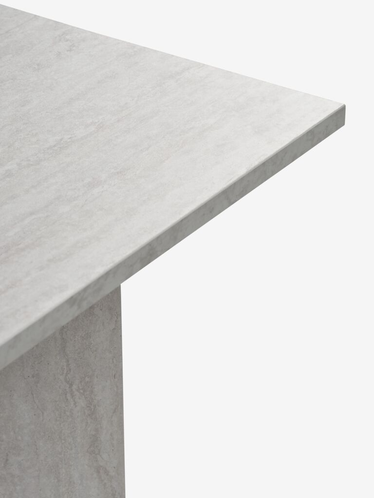 KRONDAL Matbord KRONDAL 90x180 travertinfärgat