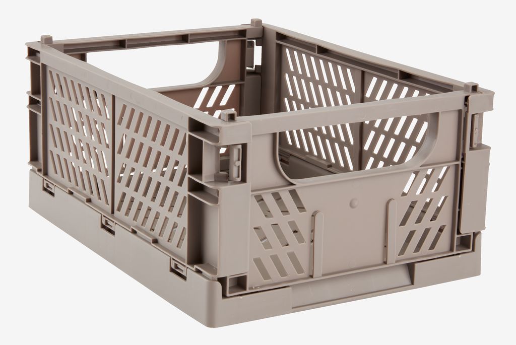 MILAS Korg MILAS B25xL34xH15cm hopfällbar grå