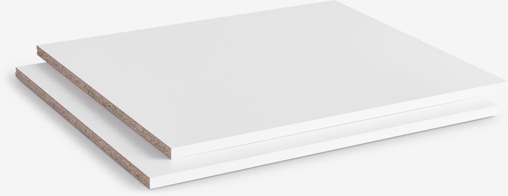 ODDER/LIMFJORDEN Hyllor t/ODDER/LIMFJORDEN 2 dörrar 2st/pk vit