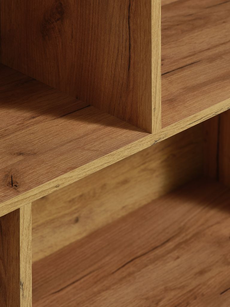 MOSBJERG Bokhylla MOSBJERG 6 hyllor natur vildekfärgad