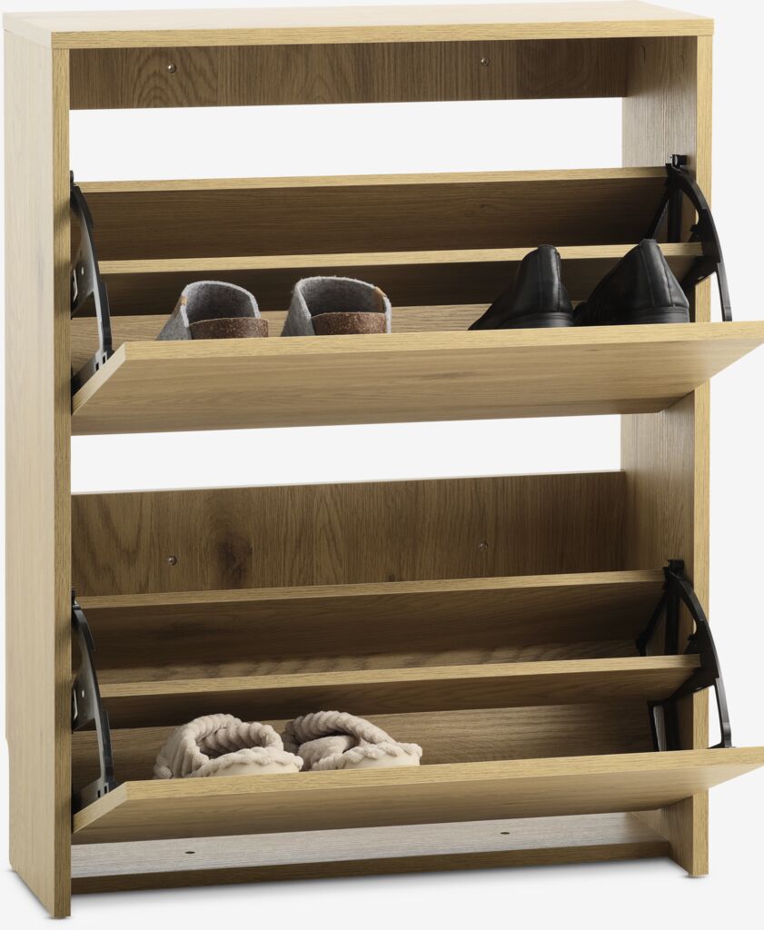 BAKHUSE Skoskåp BAKHUSE 2 fack varm ekfärgat