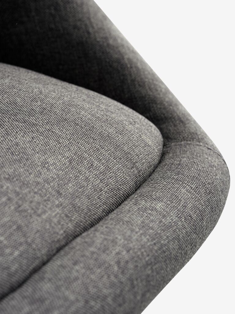 TAULOV Barstol TAULOV grått tyg/svart