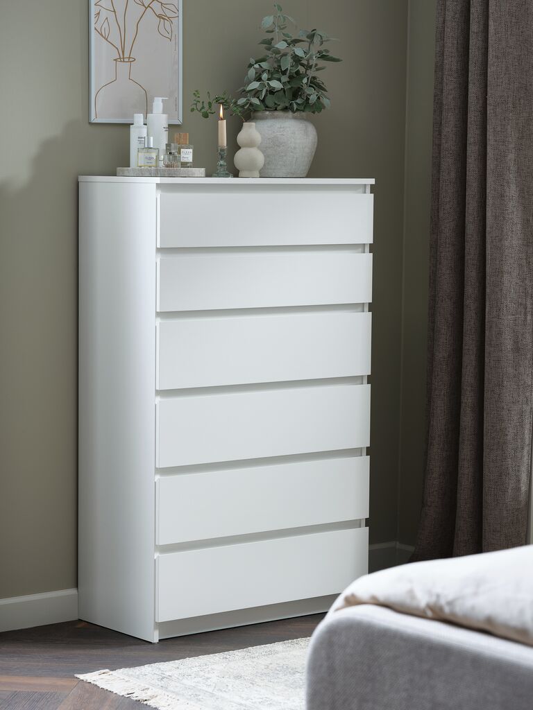 TANGE Byrå TANGE 6 lådor vit