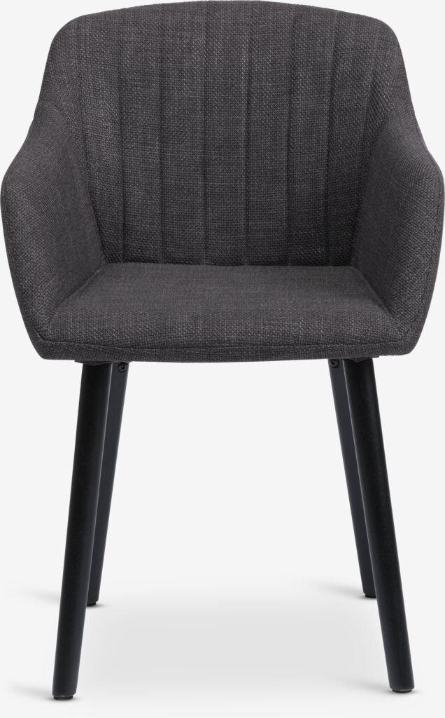 ADSLEV Matstol ADSLEV antracitgrått tyg/svart