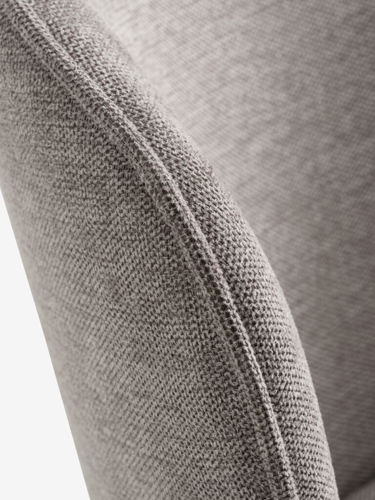 RISSKOV Matstol RISSKOV ljusgrått tyg/svart