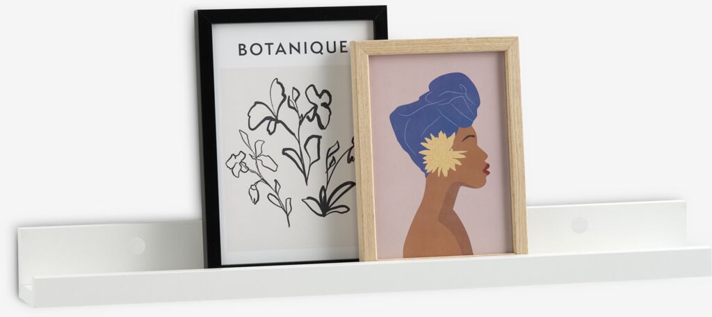 AVNEDE Fotohylla AVNEDE 60x7 vit