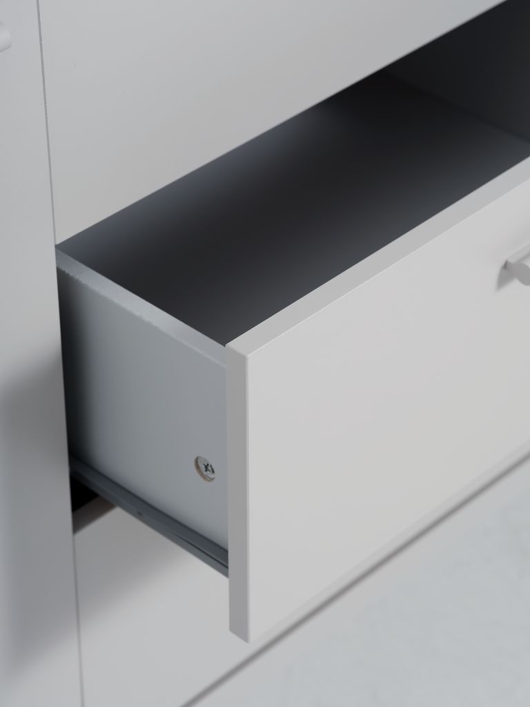 BELLELUND Skänk BELLELUND 2 dörrar 3 lådor beige