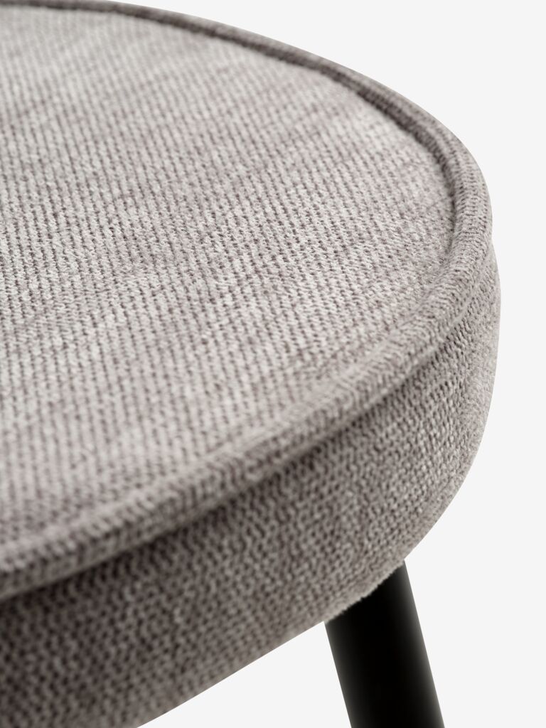 RISSKOV Matstol RISSKOV ljusgrått tyg/svart