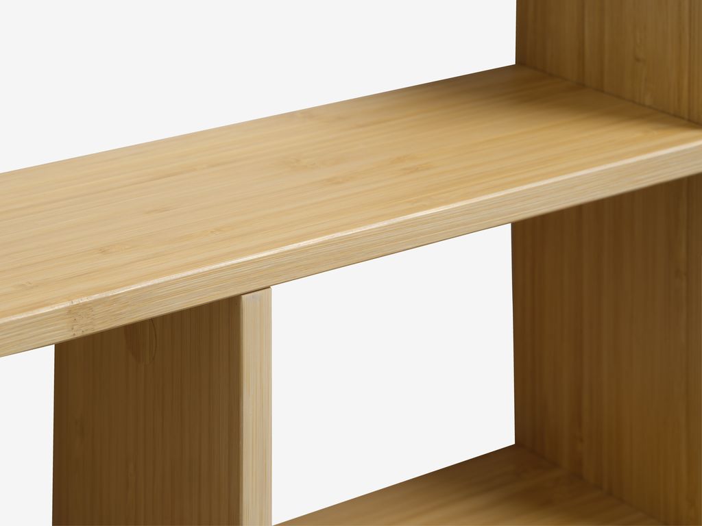SALTRUP Vägghylla SALTRUP 6 hyllor bambu